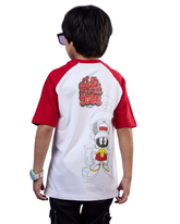 White & Red Soul Graphic Boys T-Shirt